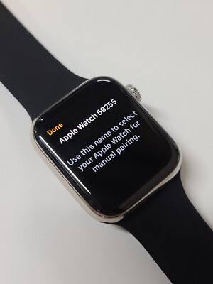 Apple Watch Series 5 HERMES 44mm,GPS +LTE, Silver :SW107 | eBay