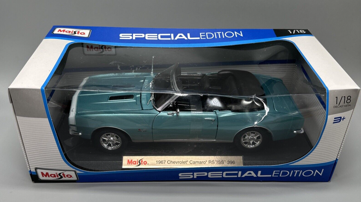 Maisto 1967 Chevrolet Camaro RS/SS 396 Covertible Diecast Special
