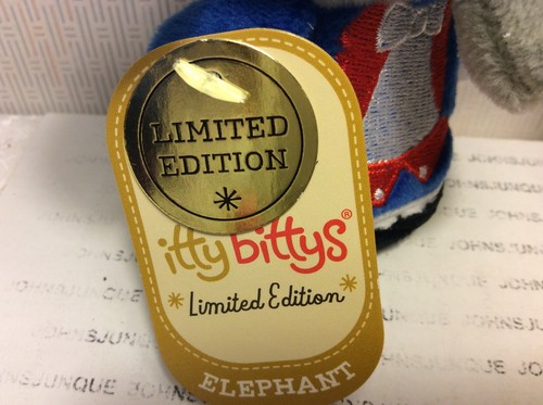 HALLMARK ITTY BITTYS PLUSH DONKEY & ELEPHANT New with TAGS LIMITED EDITION SET 2 - Bild 4 von 4