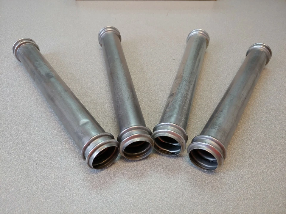 JUEGO DE 4 TUBOS DE RETORNO DE ACEITE USADOS ORIGINALES ORIGINALES ORIGINALES PORSCHE 911 930 964 993 914-6 Foto 4 de 4