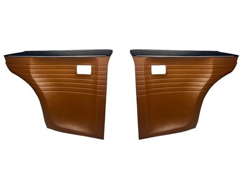 For BMW E10 2002 1966-1977 Interior Door Panels Set Front Rear 4pcs Brown-Black - Picture 8 of 8