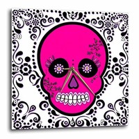 3drose Llc Day Of The Dead Skull Dia De Los Muertos Sugar Skull Pink White Black on sale 3drose Llc Day Of The Dead Skull Dia De Los Muertos Sugar Skull Pink White Black on sale