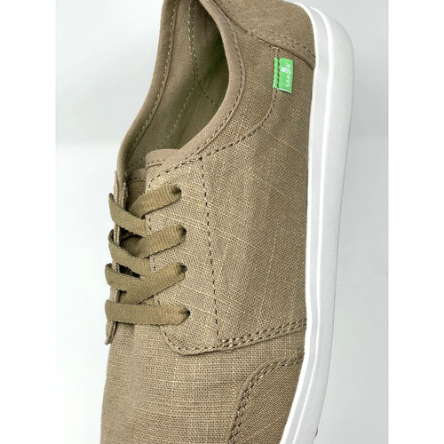 Tenis con cordones Sanuk Vagabond para hombre 11,5 zapatillas informales caqui bronceado - Imagen 5 de 9