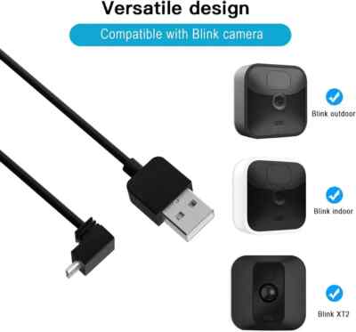 Ladekabel /240V Stecker für Blink XT/XT2 Home Überwachungskamera wetterfest 6m