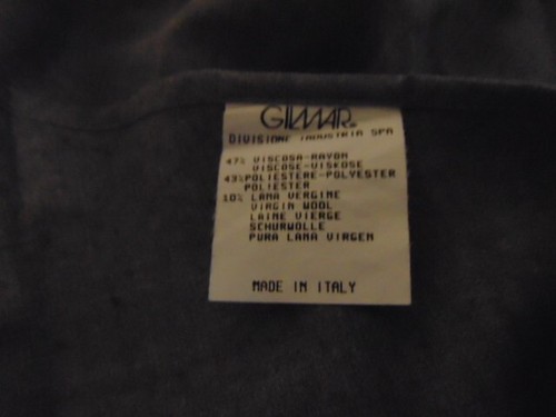 ITALIAN DESIGNER "ICEBERG" NEW VISCOSA/WOOL SHIRT. MADE IN ITALY. EU SIZE-XXL - Picture 5 of 5