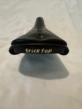 TRICK TOP VISCOUNT BLACK FREESTYLE SEAT OLD SCHOOL BMX GT HUTCH PRO PERFORMER