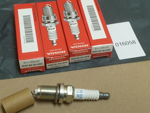 Honda Civic Mk8 Spark Plug X4 1.6 2005-2012 9807B561BW NGK IZFR6K-11S Genuine - Picture 6 of 7
