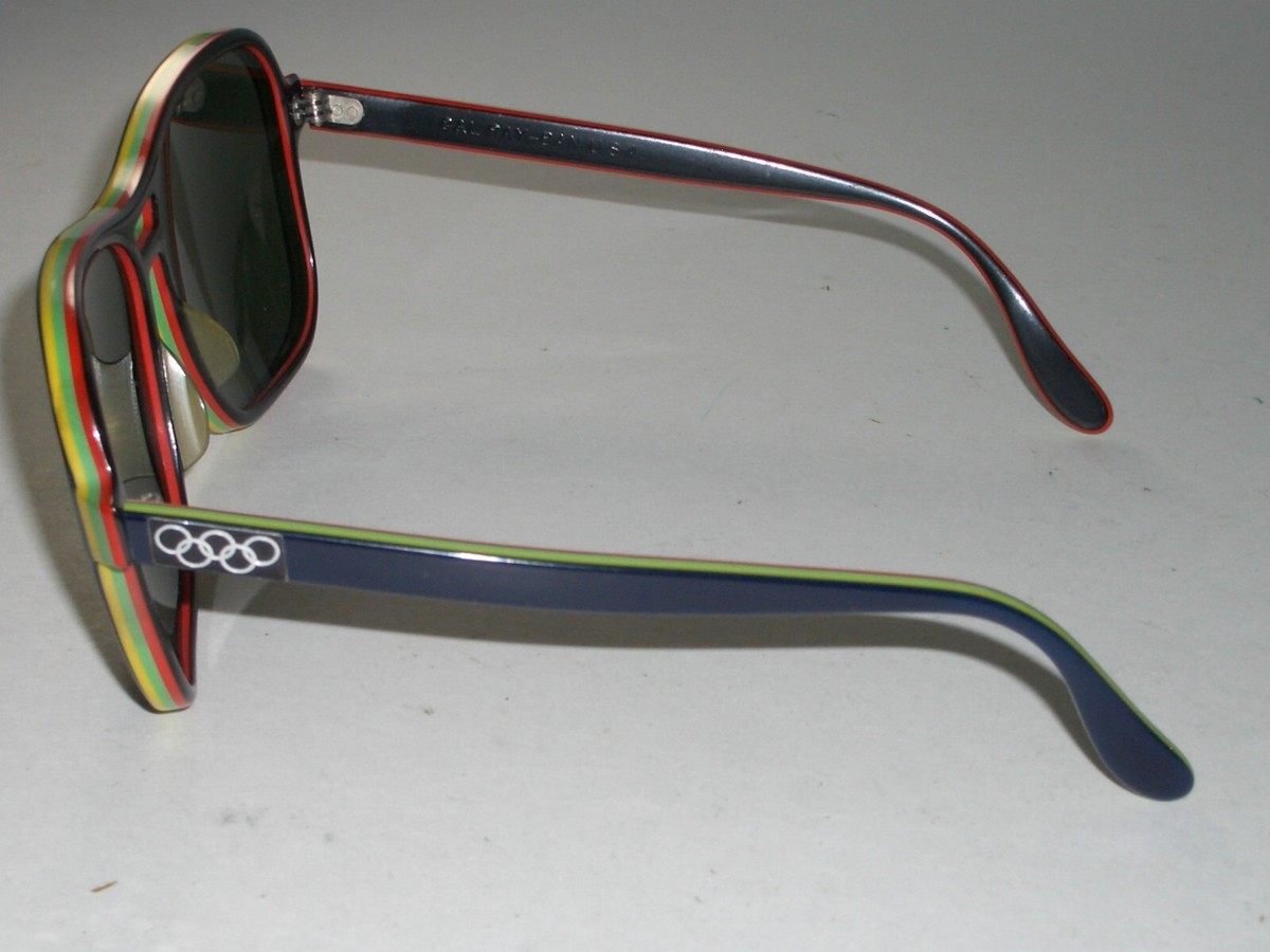 VINTAGE B&L RAY BAN YELLOW/BLUE/RED/GREEN COLOR G15 OLYMPIC