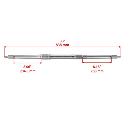 Caltric Rear Axle Shaft for Yamaha 2XJ-25381-00-00 Axle Shaft Blaster YFS200 - Picture 2 of 7