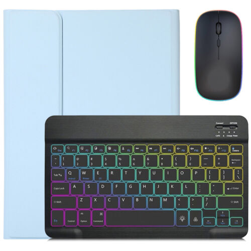 For Samsung Galaxy Tab A9 Plus 11"2023 Backlit Keyboard Leather Case Cove Mouse - Picture 29 of 64