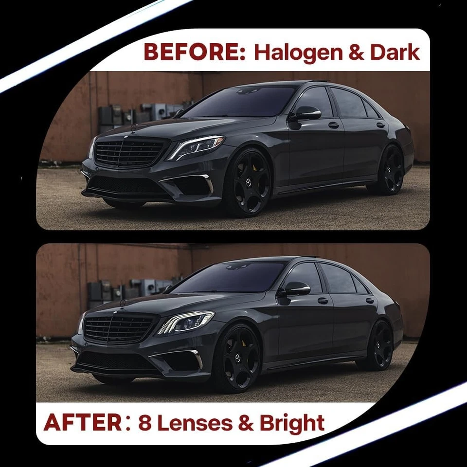 Faros LED DRL señal de giro secuencial para Mercedes Clase S W222 2014-2017 Foto 4 de 4