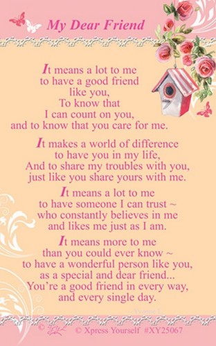 Keepsake Wallet Card Sentimental Verse Family Gift Birthday Present Cards Love💕 - Picture 74 of 126