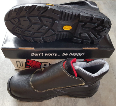 Bottes De Sécurité U-POWER Bulls Step One TU S3 HRO HI SRC - Noir - Taille UK 7 / EU 41 - Neuves