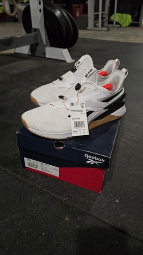 Size 10.5 - Reebok Rich Froning x Nano X3 White Black Gum