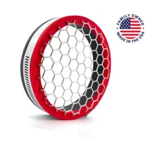 Made In U.S.A ~ 4" Turbo-Guard MAXX ( Red ) Precision T4 Inlet Screen Vs Racing