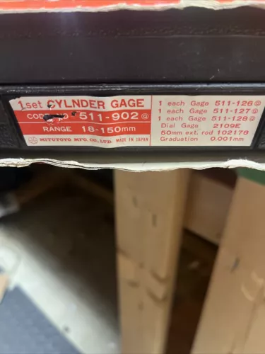 Mitutoyo Cylinder Gage Set 511-902