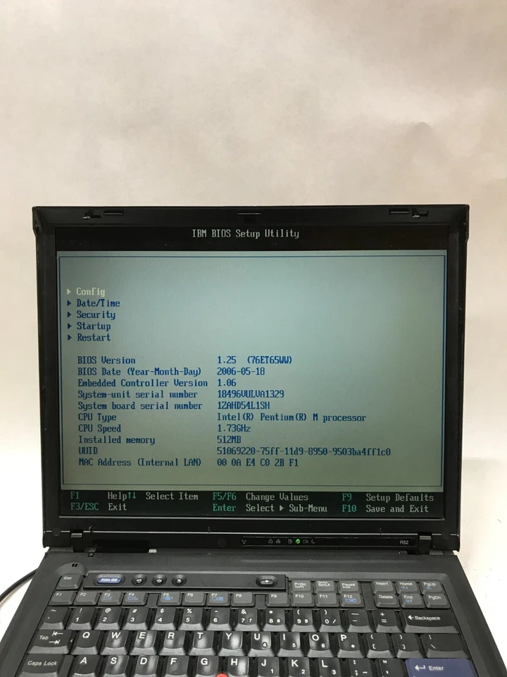 IBM ThinkPad R52 15" Intel Pentium 512MB RAM SIN HDD/OS Faltan componentes!! - DW Foto 2 de 4