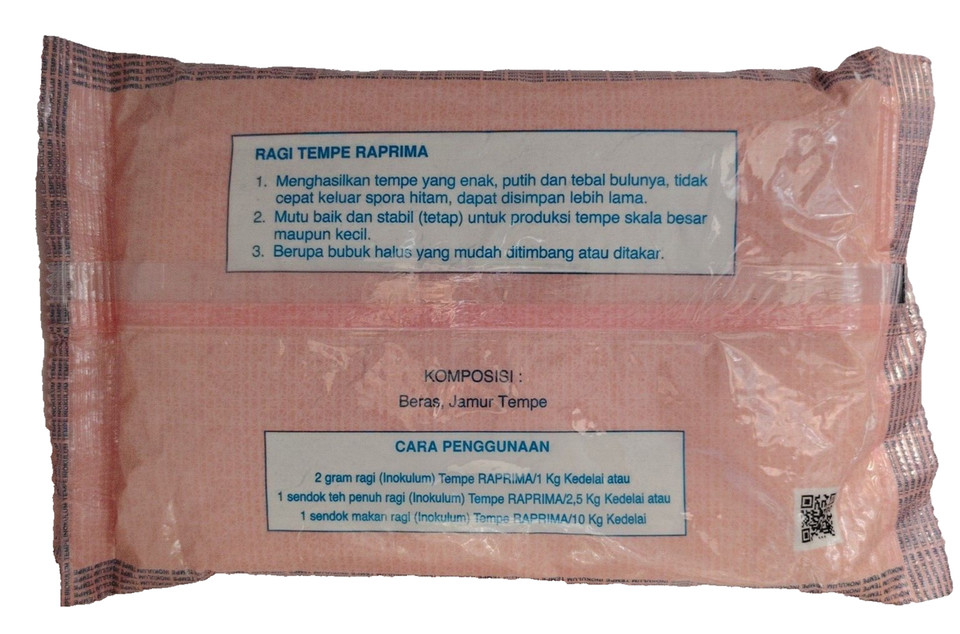 500g  RAPRIMA TEMPEH STARTER YEAST RAGI TEMPE INOCULUM STARTER