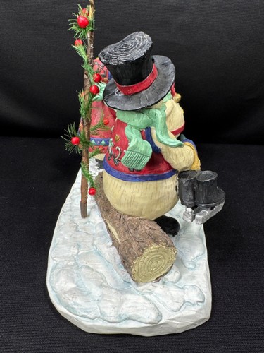 Kathy Killip Snow Family Ice Skating Snowmen Folk Art Winter Figurines DEMDACO - Picture 10 of 23
