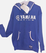 FACTORY EFFEX YAMAHA RACING HOODIE Sky Blue ZIP FRONT LG