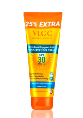 VLCC Natural Sciences Matte Look Sunscreen Gel Crème LSF 30 100gm 1er Pack