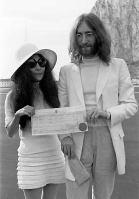 BEATLES- JOHN LENNON Marriage Certificate Registrar