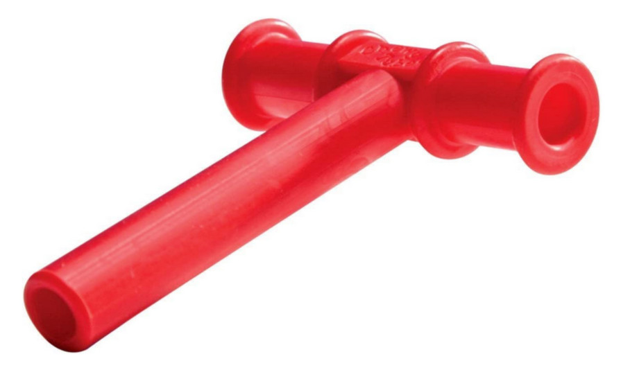 Chewy Tube Oral Motor Tool for Biting/Chewing/Sensory/Jaw Rehab - Red, Smooth