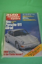 AMS 6/88 * Porsche 911 Allrad BMW 535i Jaguar XJS Audi Quattro Lancia HF 