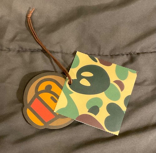 Vintage 2006 Bape/Baby Milo Reversible Hoodie Blue Camo XL - Picture 13 of 14
