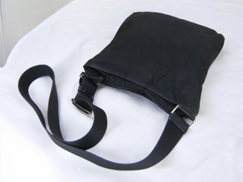 PRADA Shoulder Bag Crossbody Bag Nylon Black Authentic - Picture 3 of 17