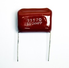 2pc PP PPR Capacitor 3.3uF 100V J  5 Polypropylene Film Non-Inductive Audio