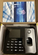 HapAttend Fingerprint Time Clocks for Employees STAND ALONE OPEN BOX