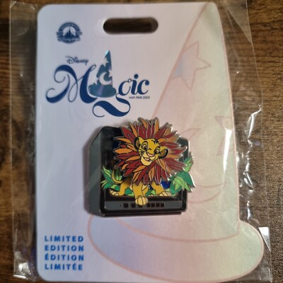 Disney Magic Hap-Pins Der König der Löwen Simba Television Pin LE750 Trading Event