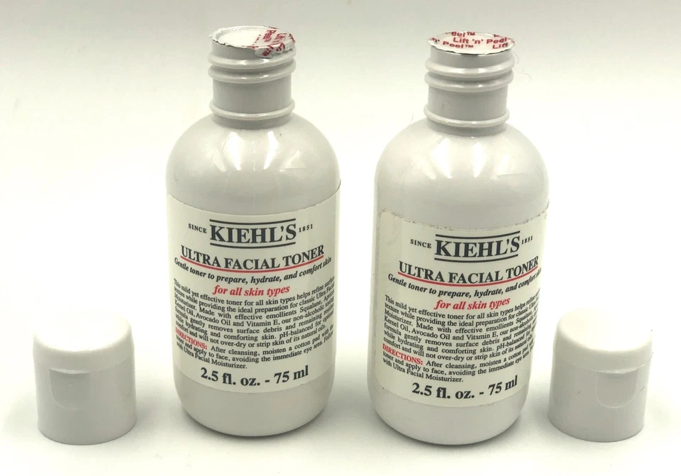¡Sellado! Lote de 2: Tónico facial Kiehl's Ultra 75 ml * 2 = 150 ml / 5 oz en total Foto 2 de 2
