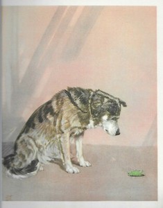 * Siberian Husky "Grasshopper" - 1932 Vintage Dog Art Print - Diana Thorne