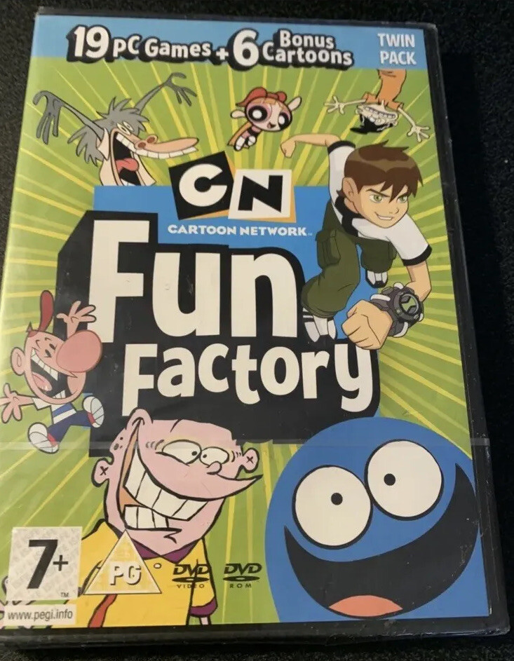 Cartoon Network - Fun Factory 19 PC Games and 6 cartons Brand new and  sealed