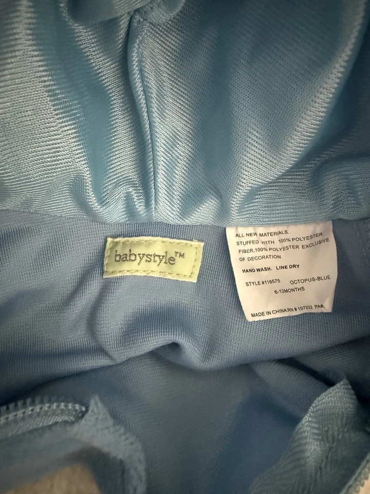 Disfraz de Halloween para bebé pulpo 3D azul peluche estilo bebé 6-12 m Foto 3 de 3