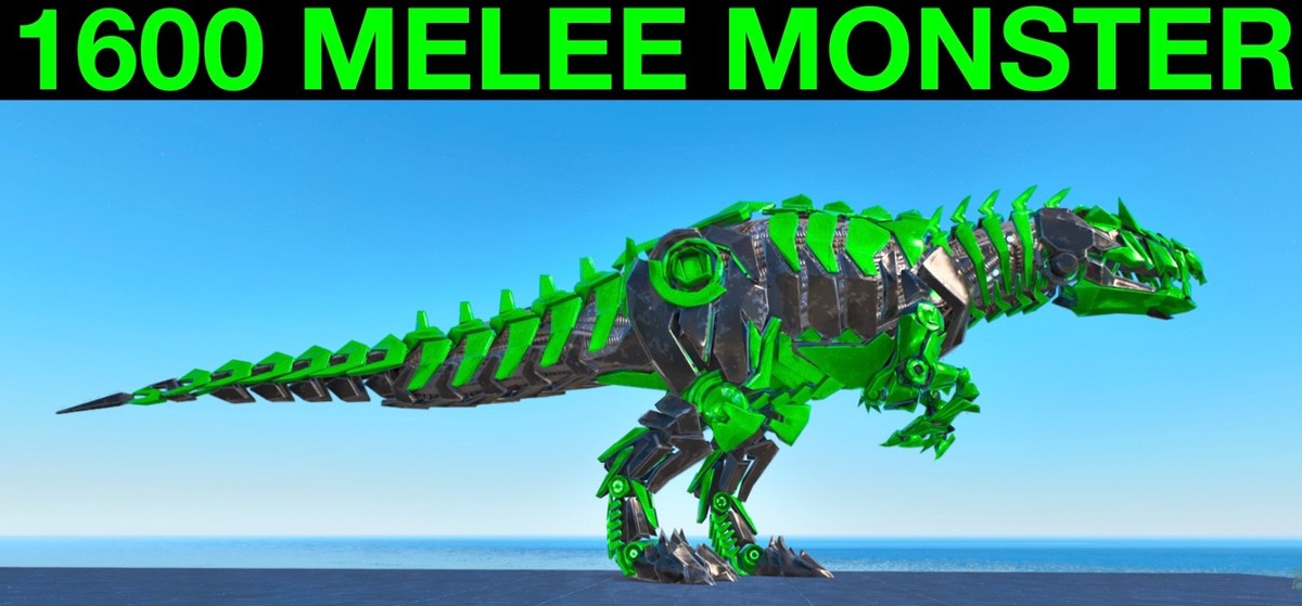 ARKです。 TOP STATS 1600 Melee Monster Tek Giga Ark Survival Ascended PVE