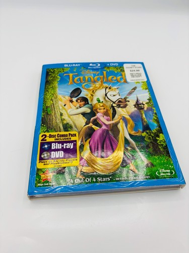 Tangled Blu-ray DVD Combo (2010) Disney 2-Disc Set Factory Sealed Neu