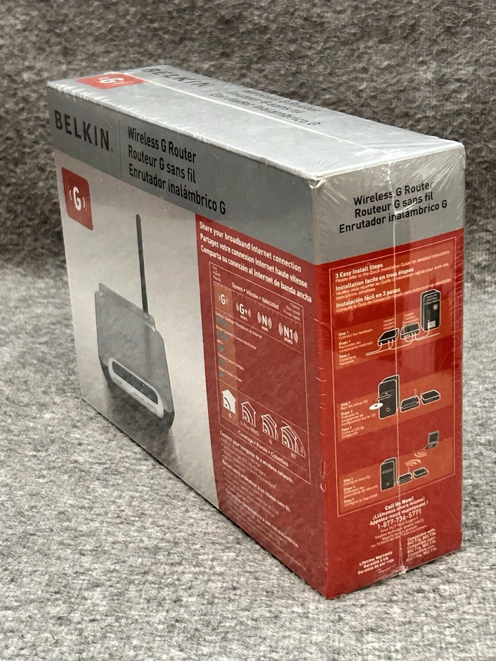 Belkin Wireless G Router New! Factory Sealed - Image 3 of 4