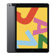 Apple iPad 10.2" 7th Gen WiFi Cellular Tablet 128GB Space Gray MW702LL/A 2019