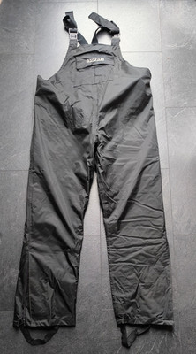 *** HARRO Herren Motorrad-Latzhose, Vintage 90er Jahre, schwarz, Größe XL ***
