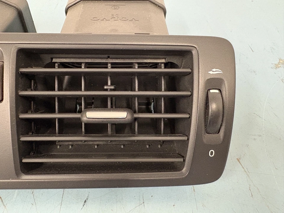 VOLVO C70 S40 V50 C30 TABLERO CENTRAL AIRE ACONDICIONADO CALEFACCIÓN AIRE VENTILACIONES PELIGRO 07-13 NEGRO Foto 3 de 4