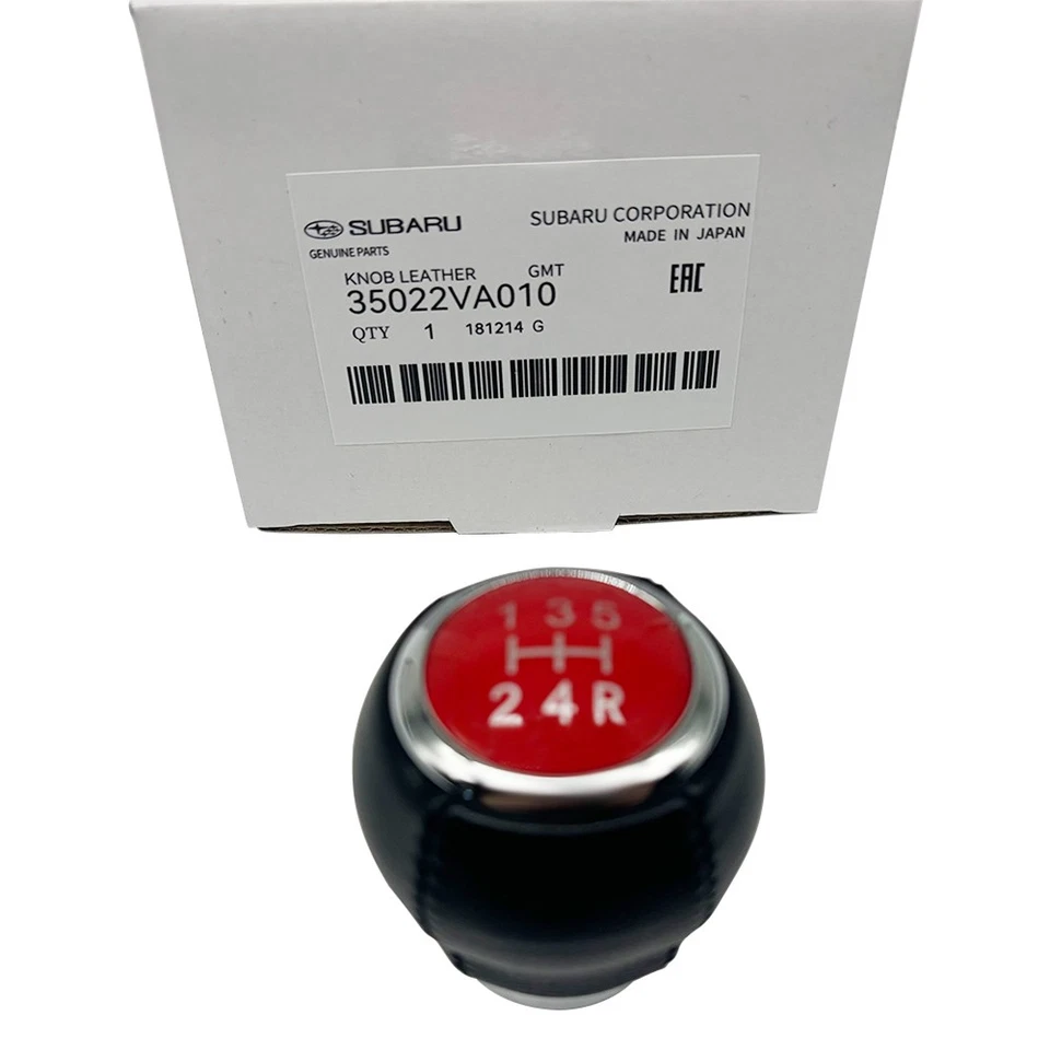 Genuine Subaru 5spd Manual Transmission Shift Knob 2015-21 WRX STI 35022VA010 Foto 2 de 4