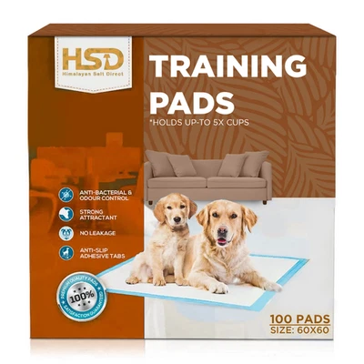 HSD 150 Pack Puppy Training Pads – Super Absorbent Dog Pee Pads 60x60cm Leak-Proof