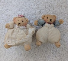 Miniature Teddy Bear Couple Set of 2