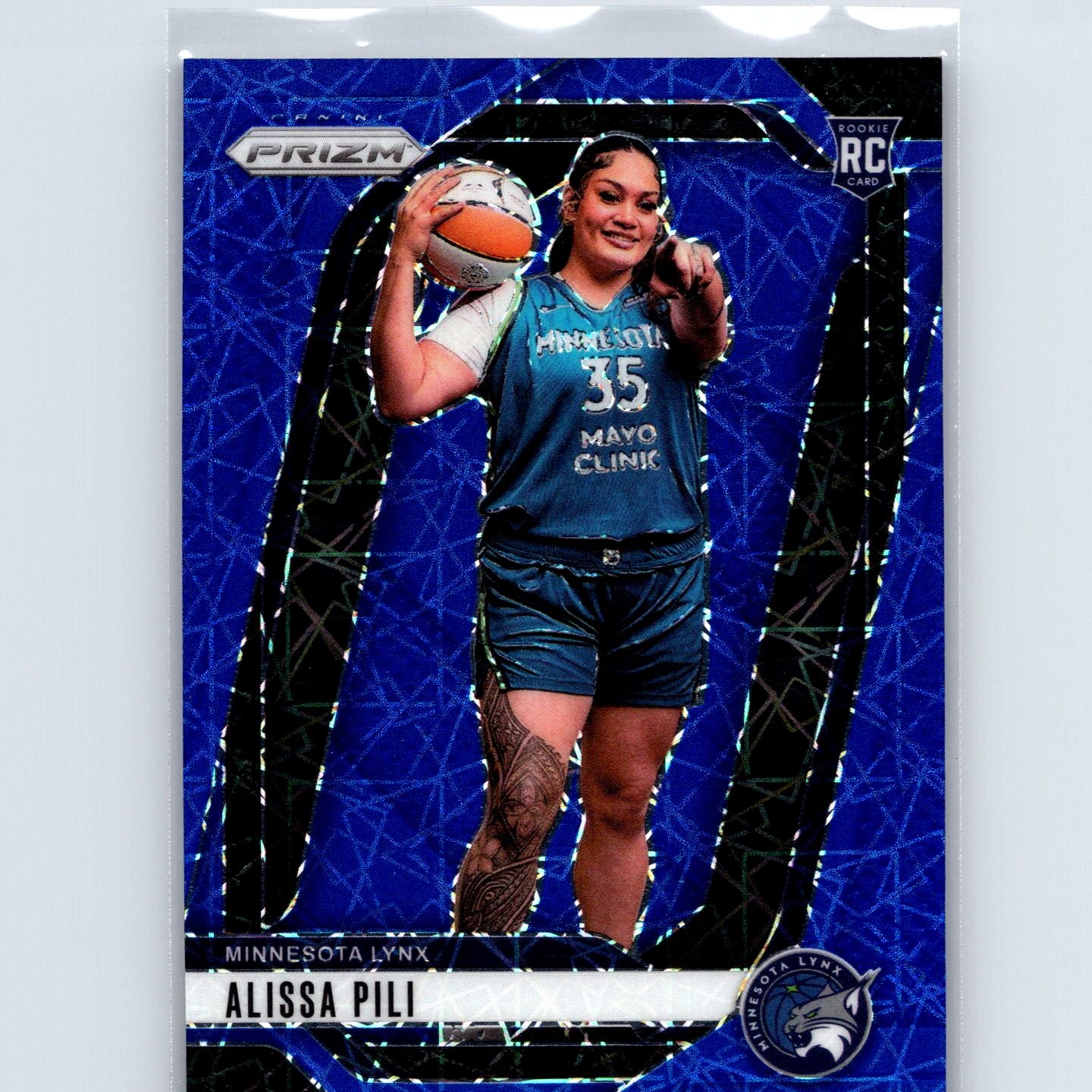 2024 Panini Prizm WNBA Alissa Pili #150 Blue Velocity Prizms Minnesota Lynx