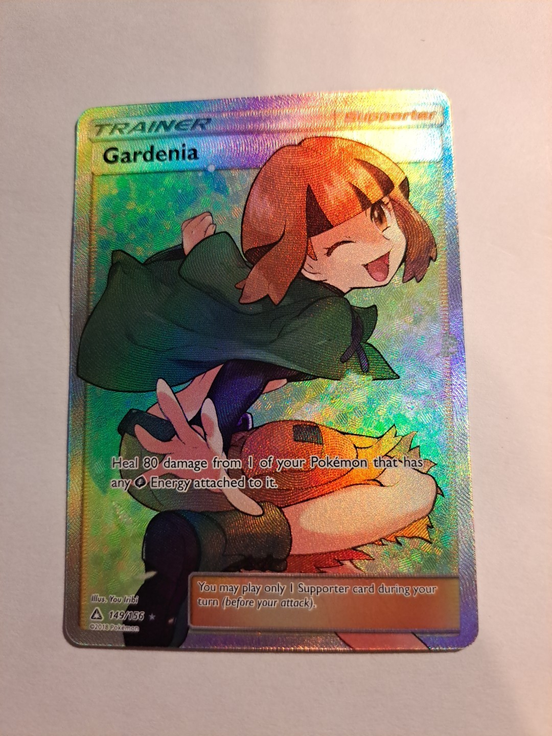 Gardenia 149/156 - SM Ultra Prism - Full Art Trainer - Pokemon - NM