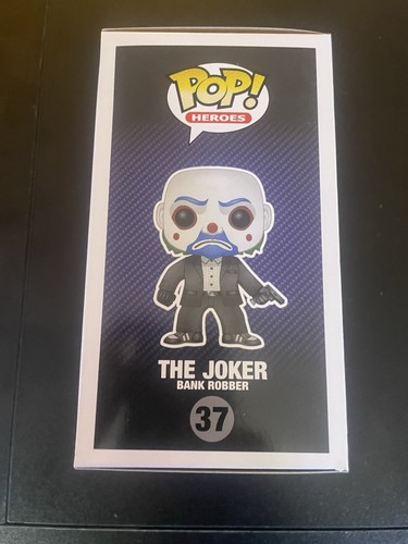 Funko Pop Heroes The Joker Bank Robber 37 DC Batman Dark Knight Vaulted - Picture 4 of 6