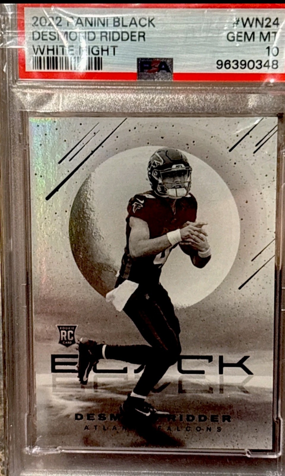 Desmond Ridder Panini Black White Night #WN24 Base